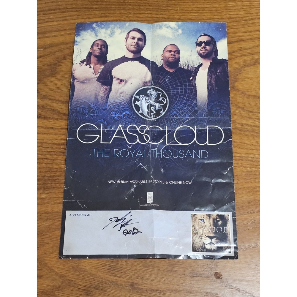 Glass Cloud The Royal Thousand Poster‎ Djent Joshua Travis Signed Emmure